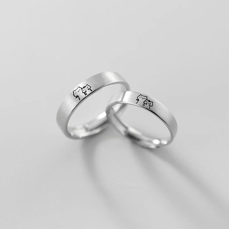 Adjustable Sun and Moon Ring