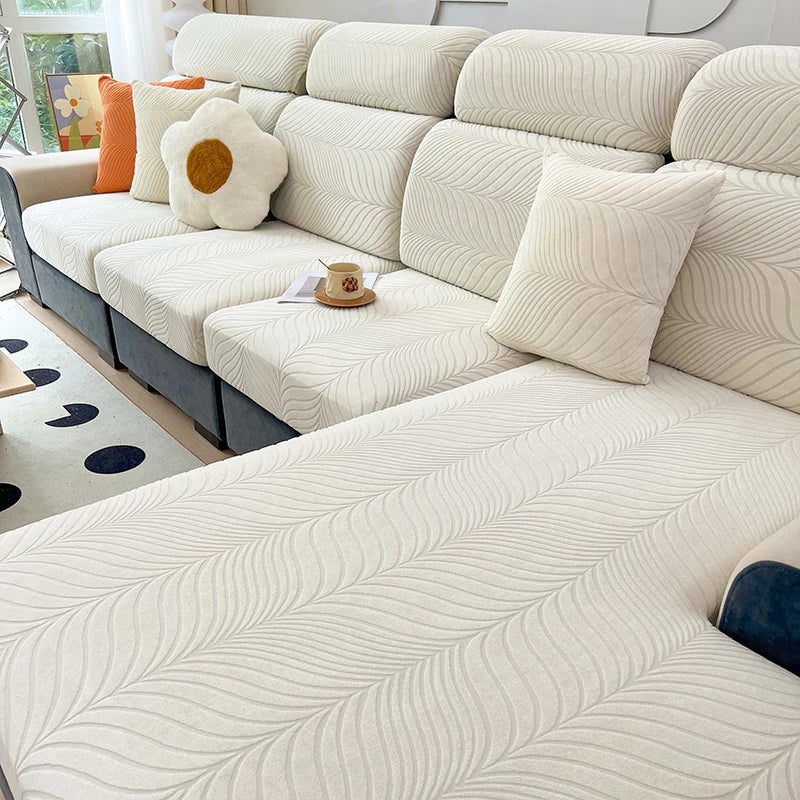Capa de Sofá Jacquard - Material Premium e Impermeável