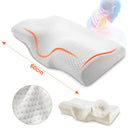OrthoSleep™ Memory Foam Pillow – Ergonomic Support, Deep Rest & Cervical Relief