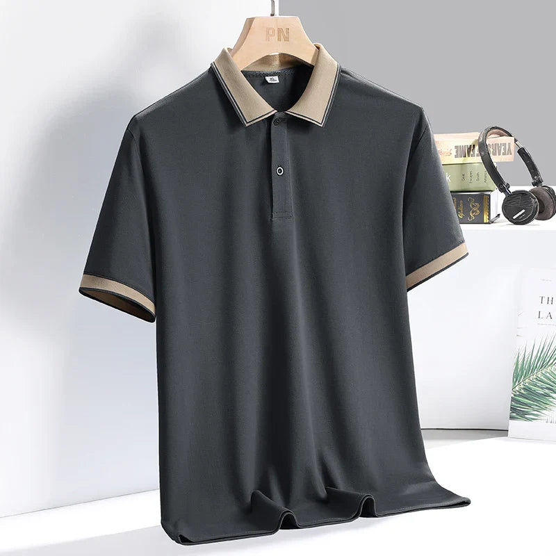 Cruz Trim Collar Polo