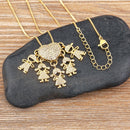 MomLove Pro — Mother's Necklace with Zirconia Crystal Children Charms! – Cambly Shop