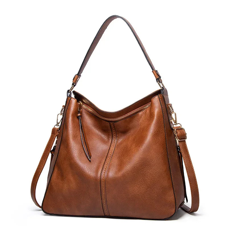 Bolso de Cuero Cruzado