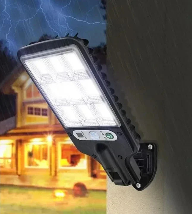 Kit de Reflector solar de 6000 Lúmenes con Sensor de Movimiento: Compra 1 y llévate 4