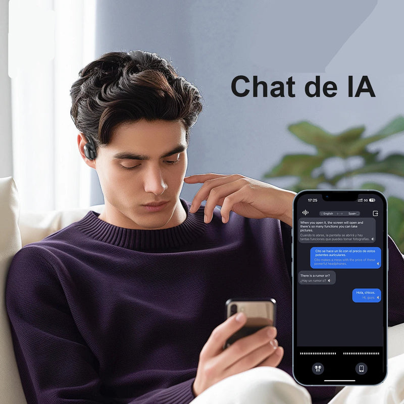 GlobaLink Pro — Bluetooth Headset with Instant Translation in 120 Languages!