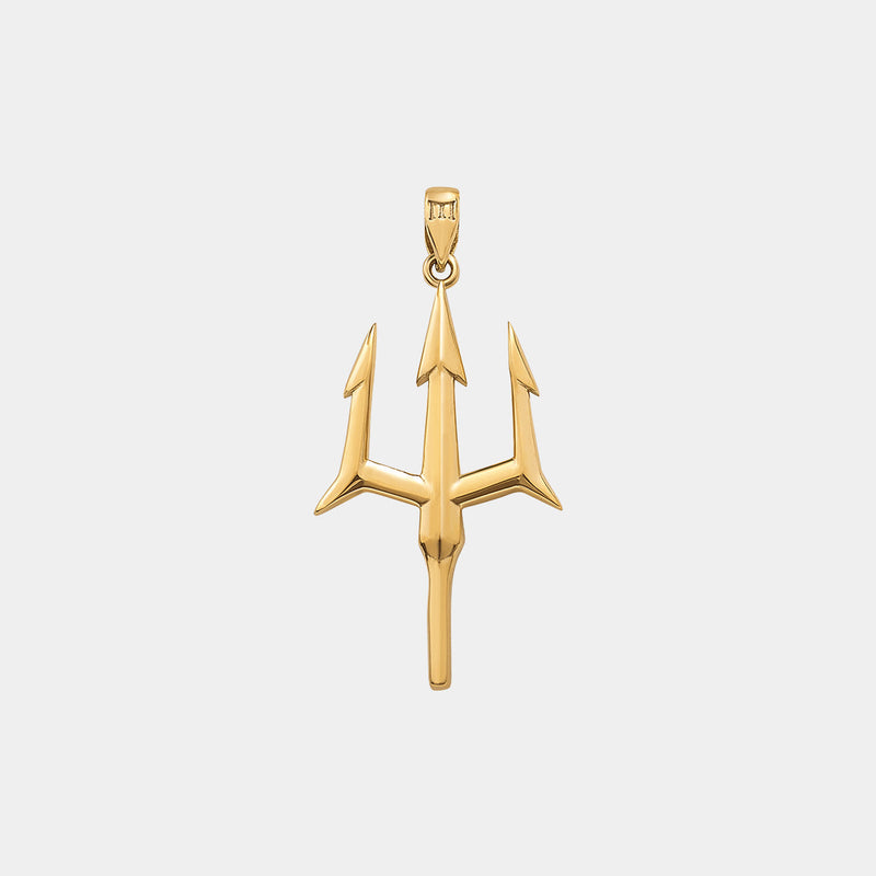 Trident Pendant - Gold