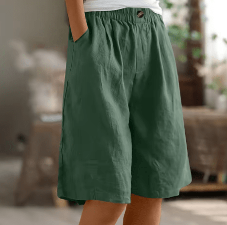 Shorts Sueltos de Lino Cecilia