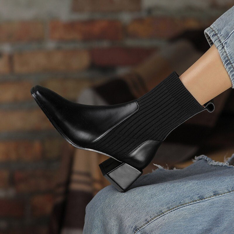 Dallas Women's Western Ankle Boot with Mesh