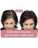 Preenchimento de Maquiagem Capilar para Cabelos Brancos e Ralos