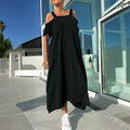 🏖️ Summer Specials 💃 Women's Casual Long Off-Shoulder Dress