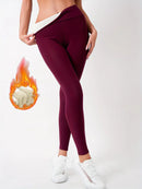 Aafke - High Waist Fleece Lined Leggings