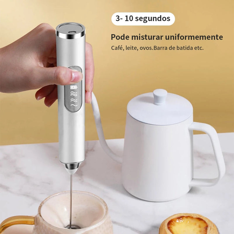 Electric Blender Mixer for Drinks Milk Coffee Portable