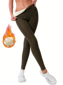 Aafke - High Waist Fleece Lined Leggings