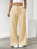 Alina - Elegant Striped Pant With Pockets