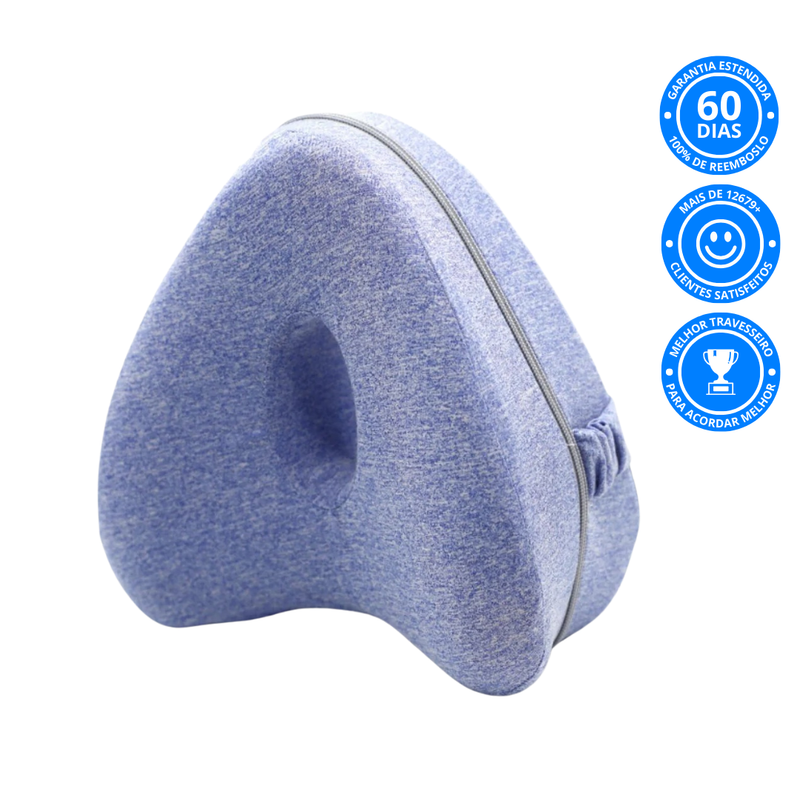 Travesseiro Ortopédico SleepLeg Pro® | Alívio Imediato para Coluna e Pernas