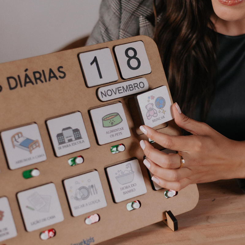 Quadro de Rotina KidsPlanner™ | Autonomia e Diversão Todos os Dias