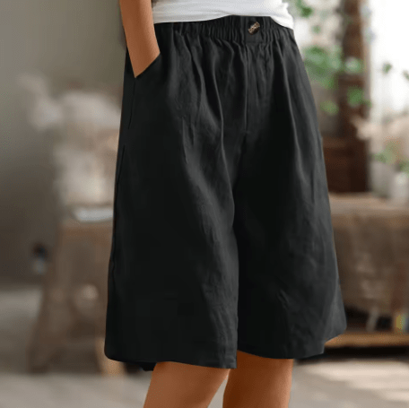 Cecilia Loose Linen Shorts
