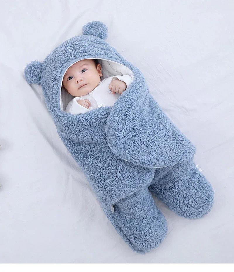 Teddy Bear Blanket for Baby Sleeping - Safe and Comfortable