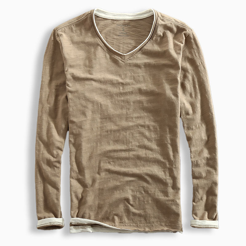 Riku Long-Sleeve Organic Cotton Shirt