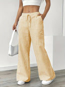 Alina - Elegant Striped Pant With Pockets