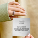 Anel MindEase | Alívio do Estresse com Estilo e Segurança