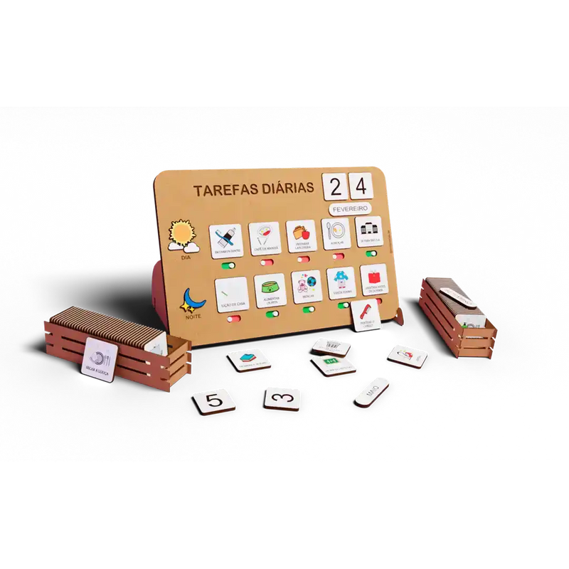Quadro de Rotina KidsPlanner™ | Autonomia e Diversão Todos os Dias