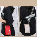 Women's Fashionable Embroidery Flower Phone Bag