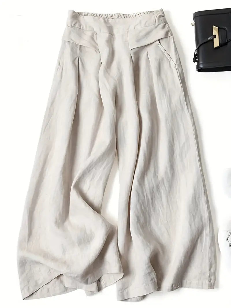 Anina - Linen Wide Leg Pant