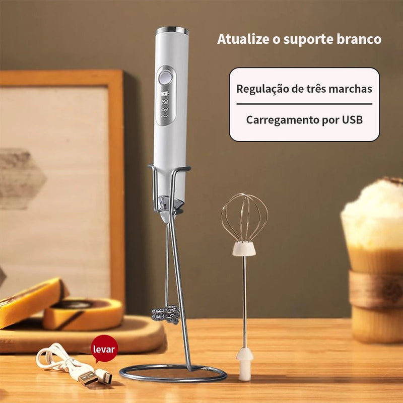 Electric Blender Mixer for Drinks Milk Coffee Portable