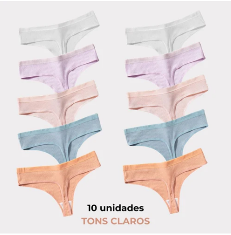 Calcinha Fio Dental LuxeFit | Maciez, Elasticidade e Toque Sedoso