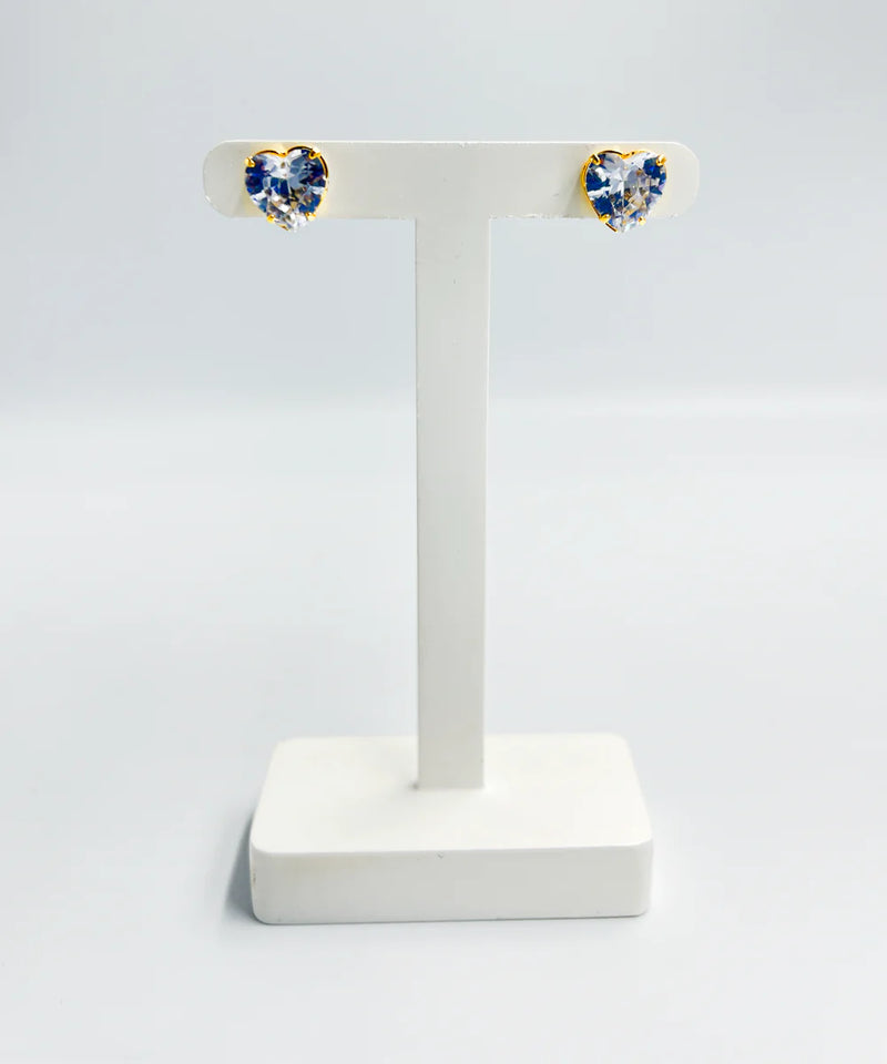 Conjunto Colar e Pulseira Grumet e Brincos de Diamante de Coração